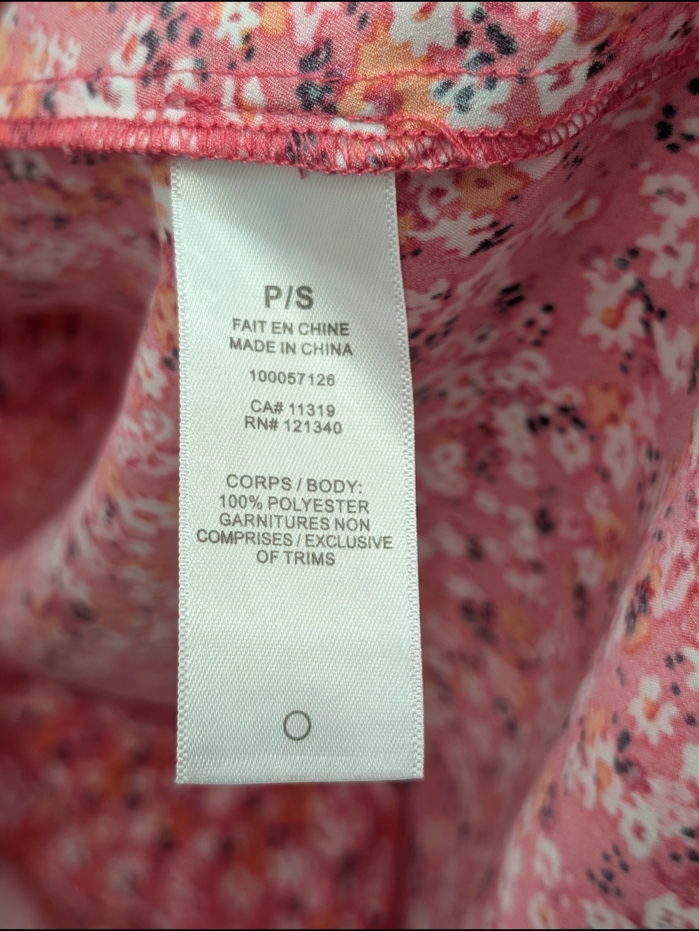 Dynamite Satin Floral Midi Skirt with Side Slit - Bright Pink - Picture 10 of 10